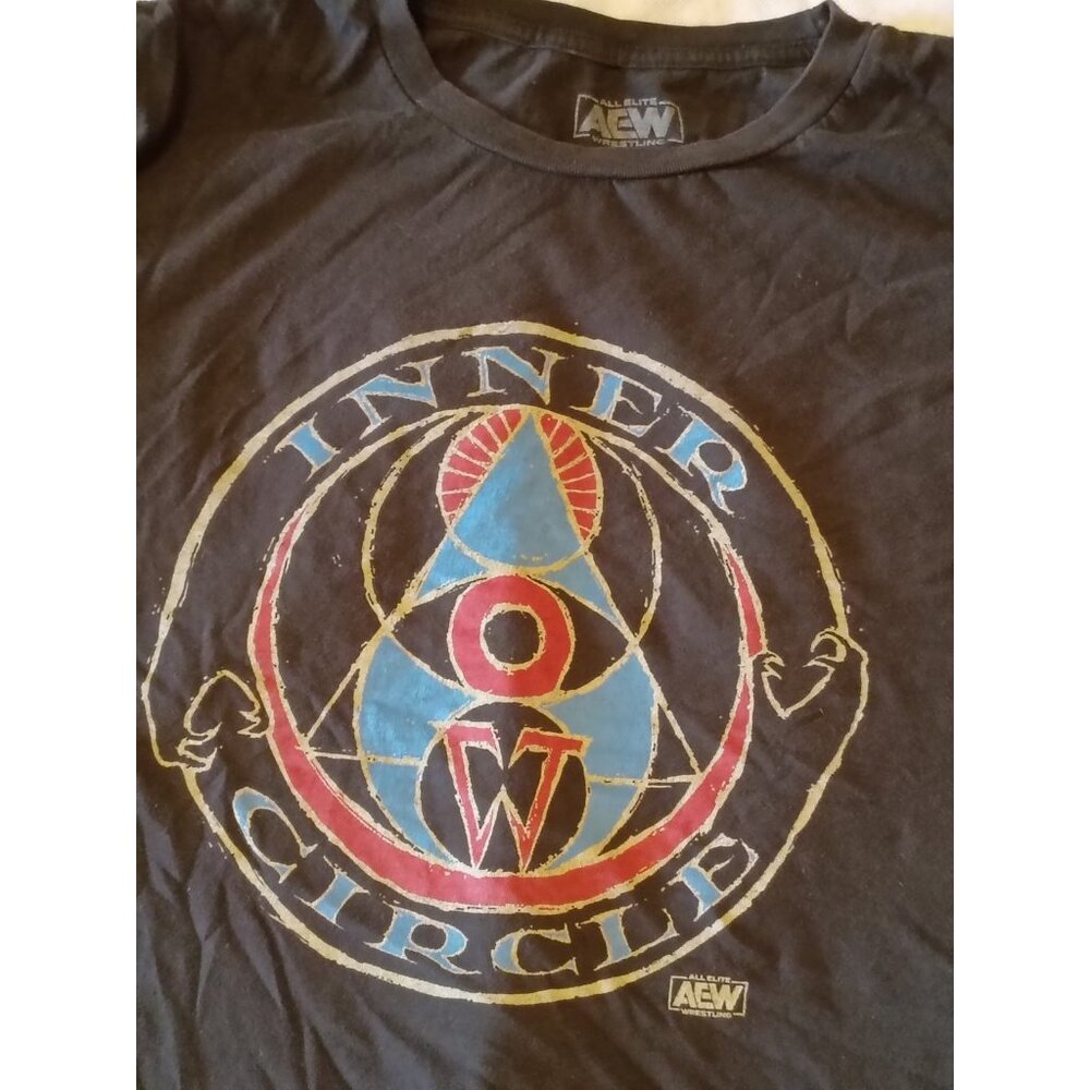 AEW Inner Circle T-Shirt XL Chris Jericho Wrestling Hagar Ortiz 23x28